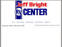 Tablet Screenshot of jeffbrightrv.com